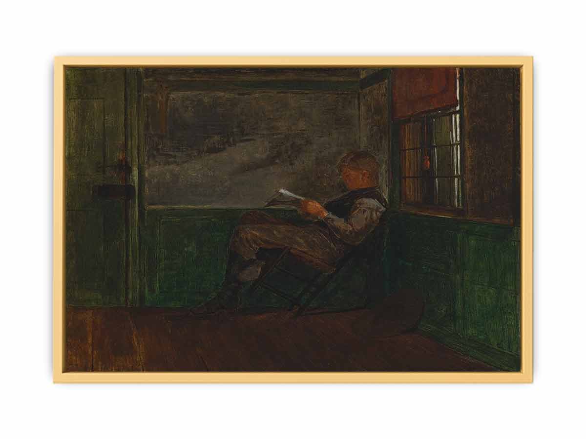 Young Man Reading