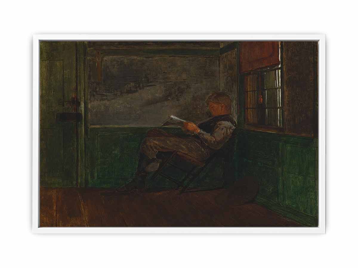 Young Man Reading