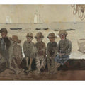 Boys on a dock