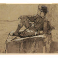 Mountain Climber Resting