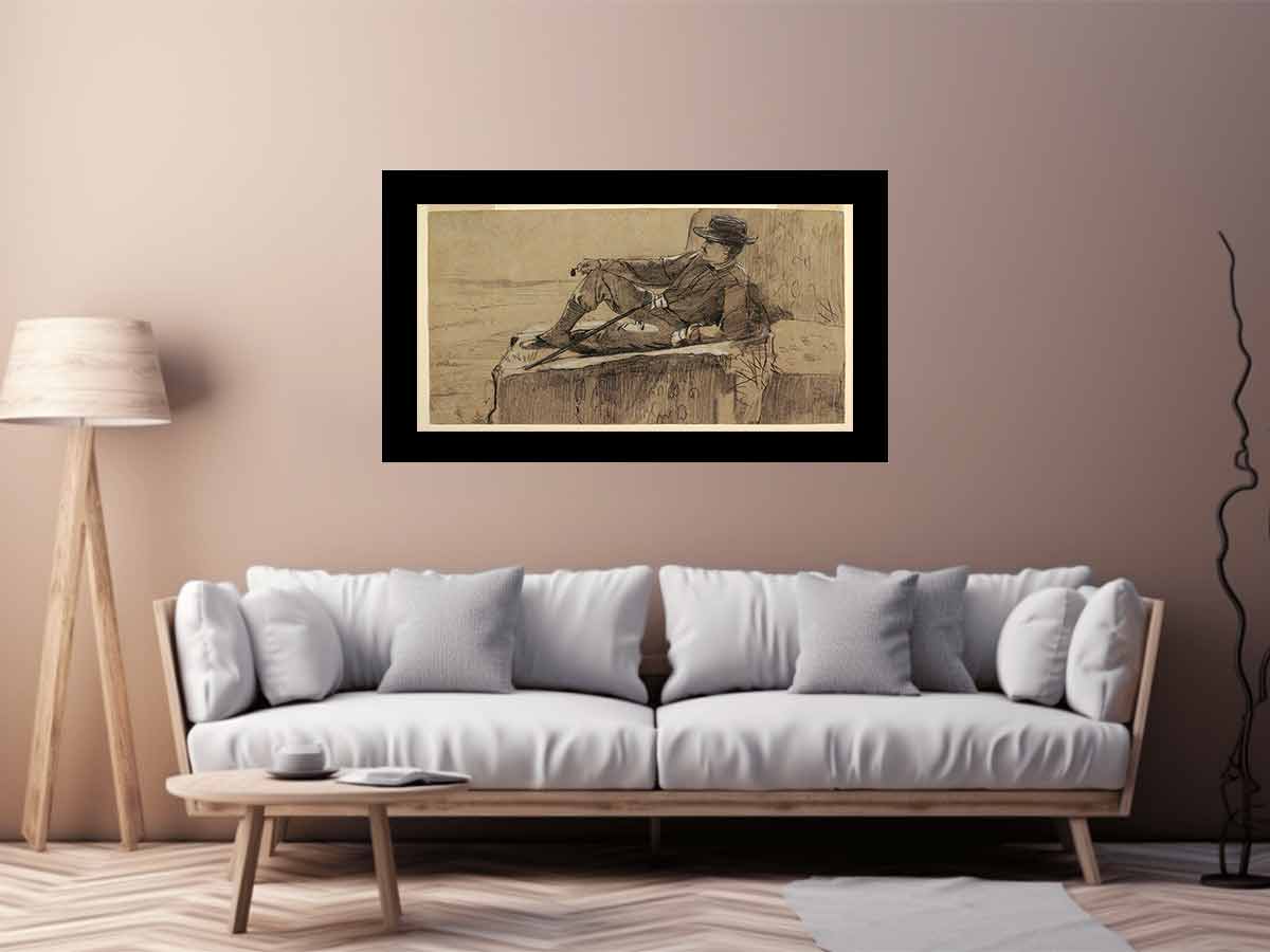 Mountain Climber Resting