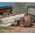 Boy in a Boatyard
