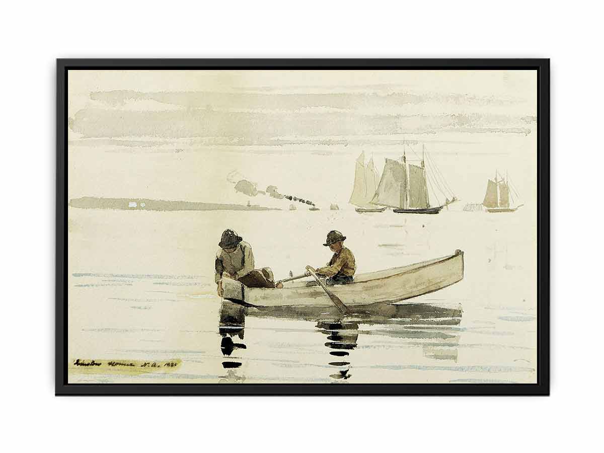 Boys Fishing, Gloucester Harbor