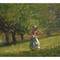 Girl with Hay Rake