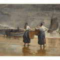 Fisher Girls on the Beach, Cullercoats