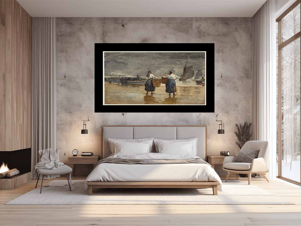 Fisher Girls on the Beach, Cullercoats