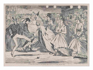 A Parisian Ball – Dancing at the Mabille, Paris – Drawn by Winslow Homer (Harper's Weekly, Vol. XI)