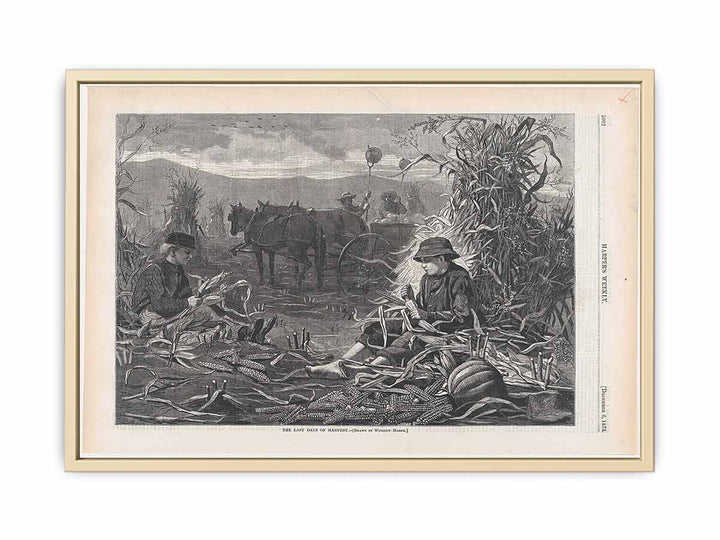 The Last Days of Harvest – Drawn by Winslow Homer