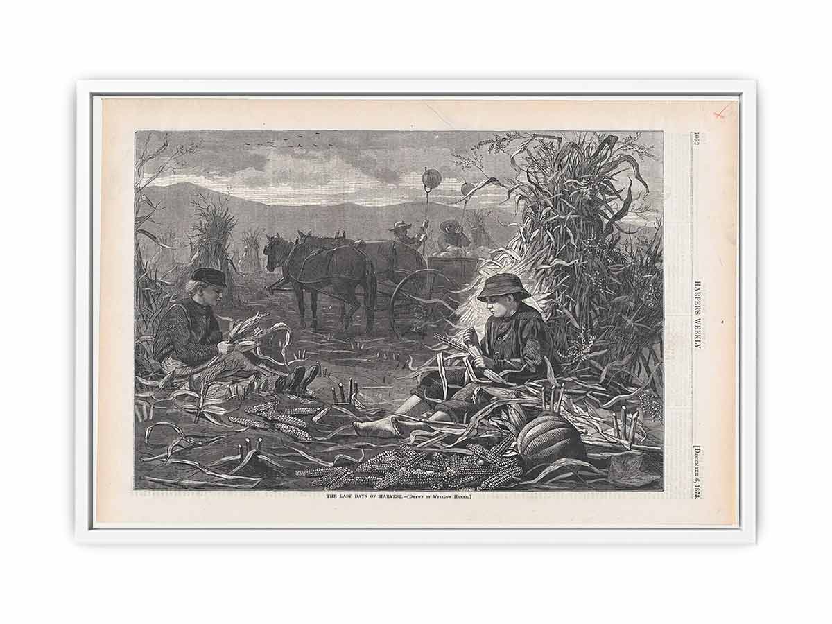 The Last Days of Harvest – Drawn by Winslow Homer