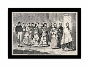 The Morning Walk - Young Ladies' School Promenading the Avenue