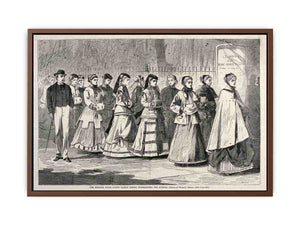 The Morning Walk - Young Ladies' School Promenading the Avenue