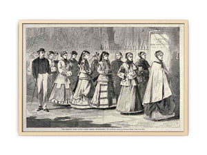The Morning Walk - Young Ladies' School Promenading the Avenue