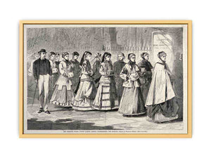The Morning Walk - Young Ladies' School Promenading the Avenue