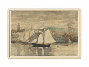 Gloucester Schooners and Waterboat