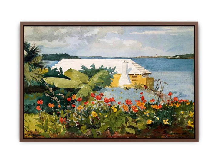 Flower Garden and Bungalow, Bermuda