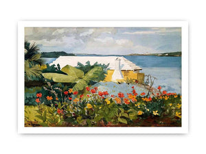 Flower Garden and Bungalow, Bermuda