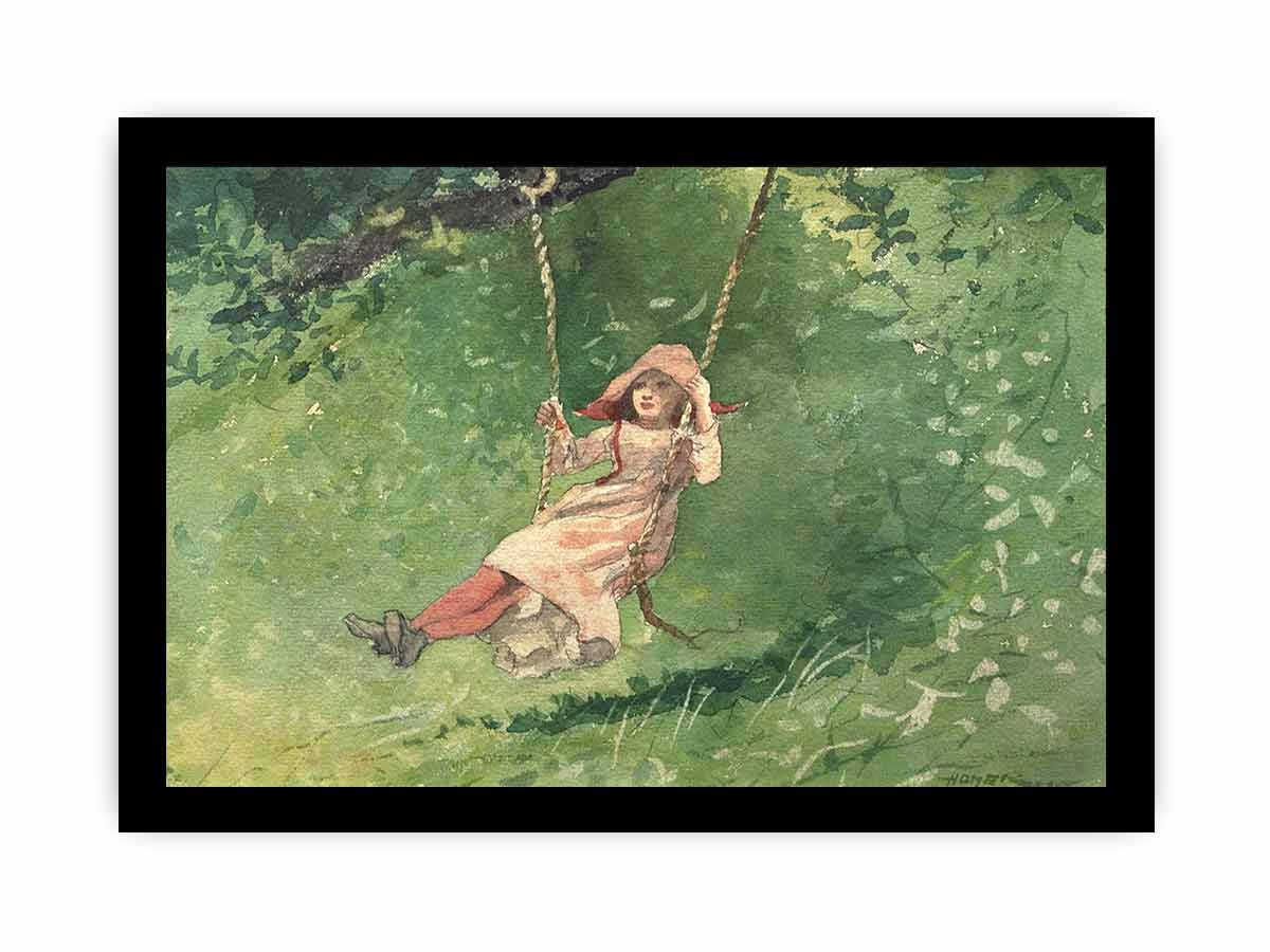 Girl on a Swing