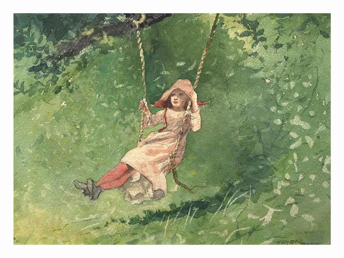 Girl on a Swing