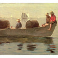 Three Boys in a Dory