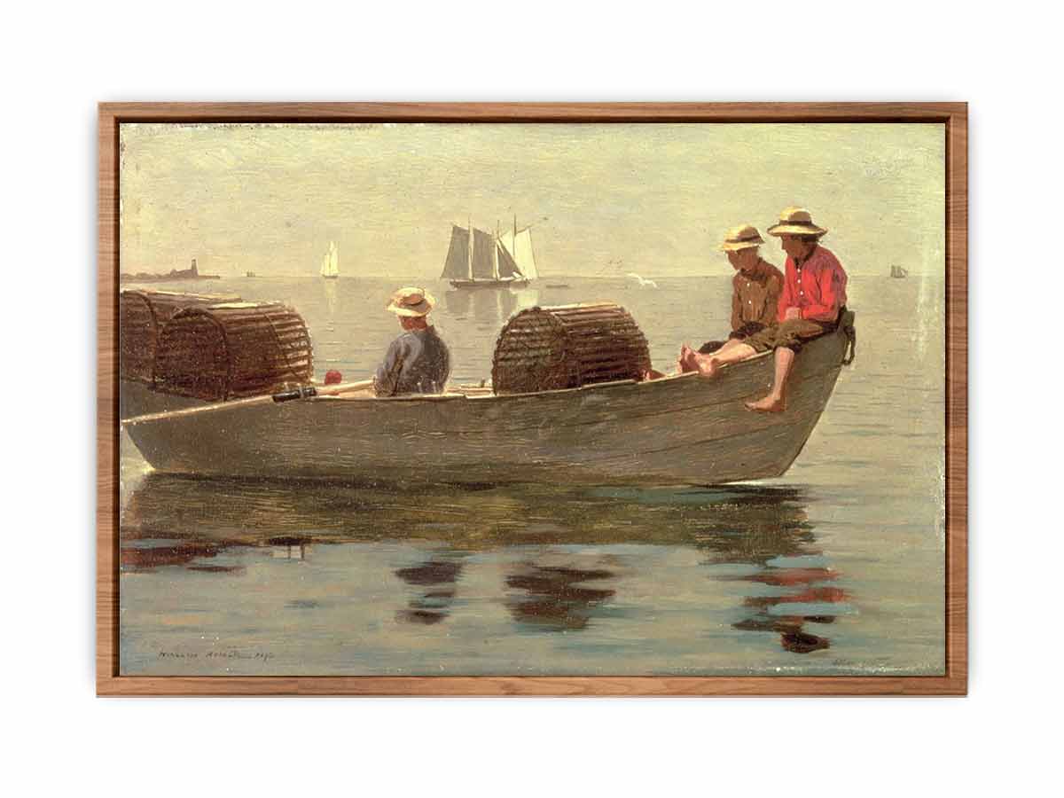 Three Boys in a Dory