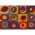 Squares with Concentric Rings