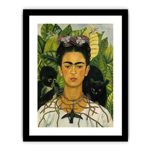 Self Portrait with Necklace of Thorns - Frida Kahlo