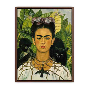 Self Portrait with Necklace of Thorns - Frida Kahlo