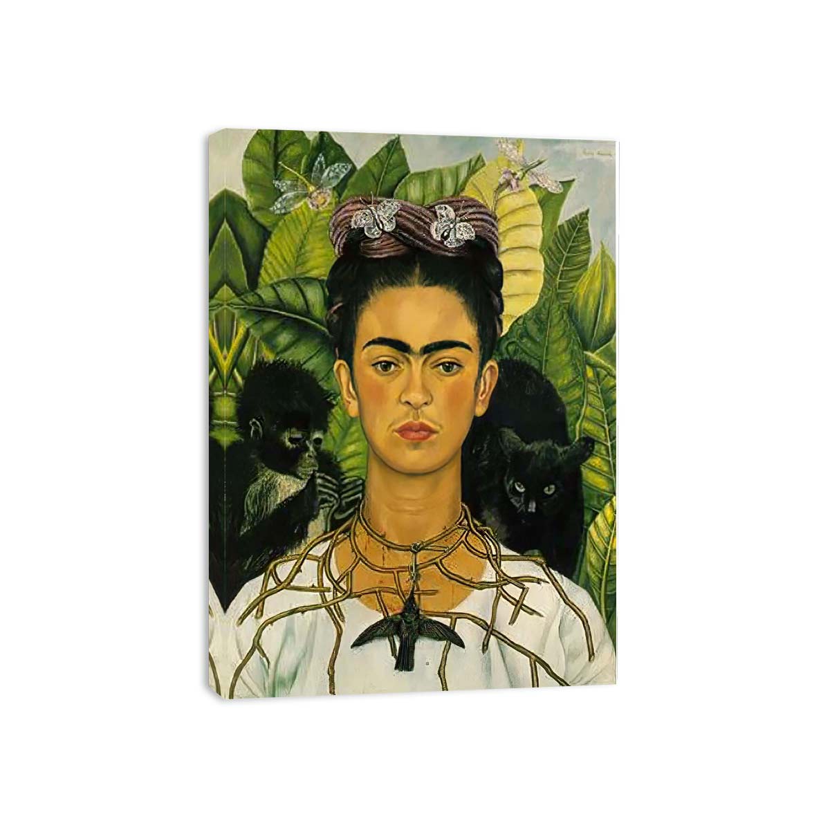 Self Portrait with Necklace of Thorns - Frida Kahlo