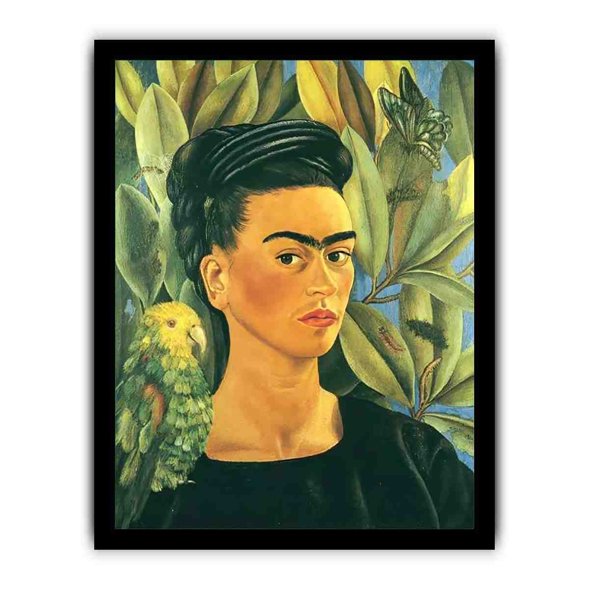 Self-Portrait with Bonito - Frida Kahlo