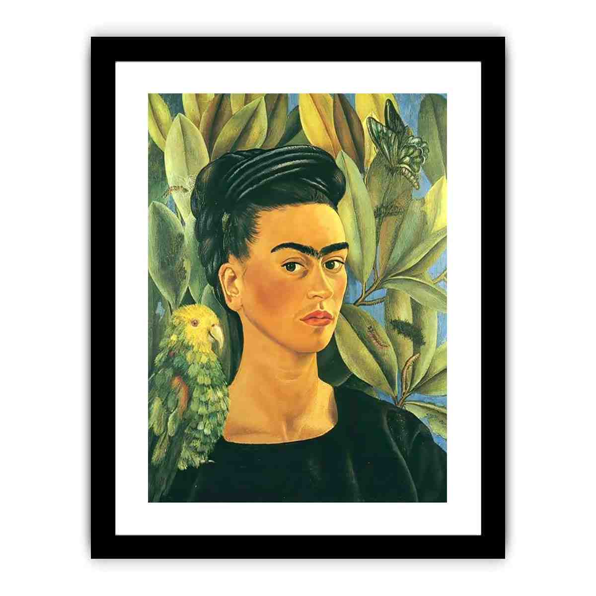 Self-Portrait with Bonito - Frida Kahlo