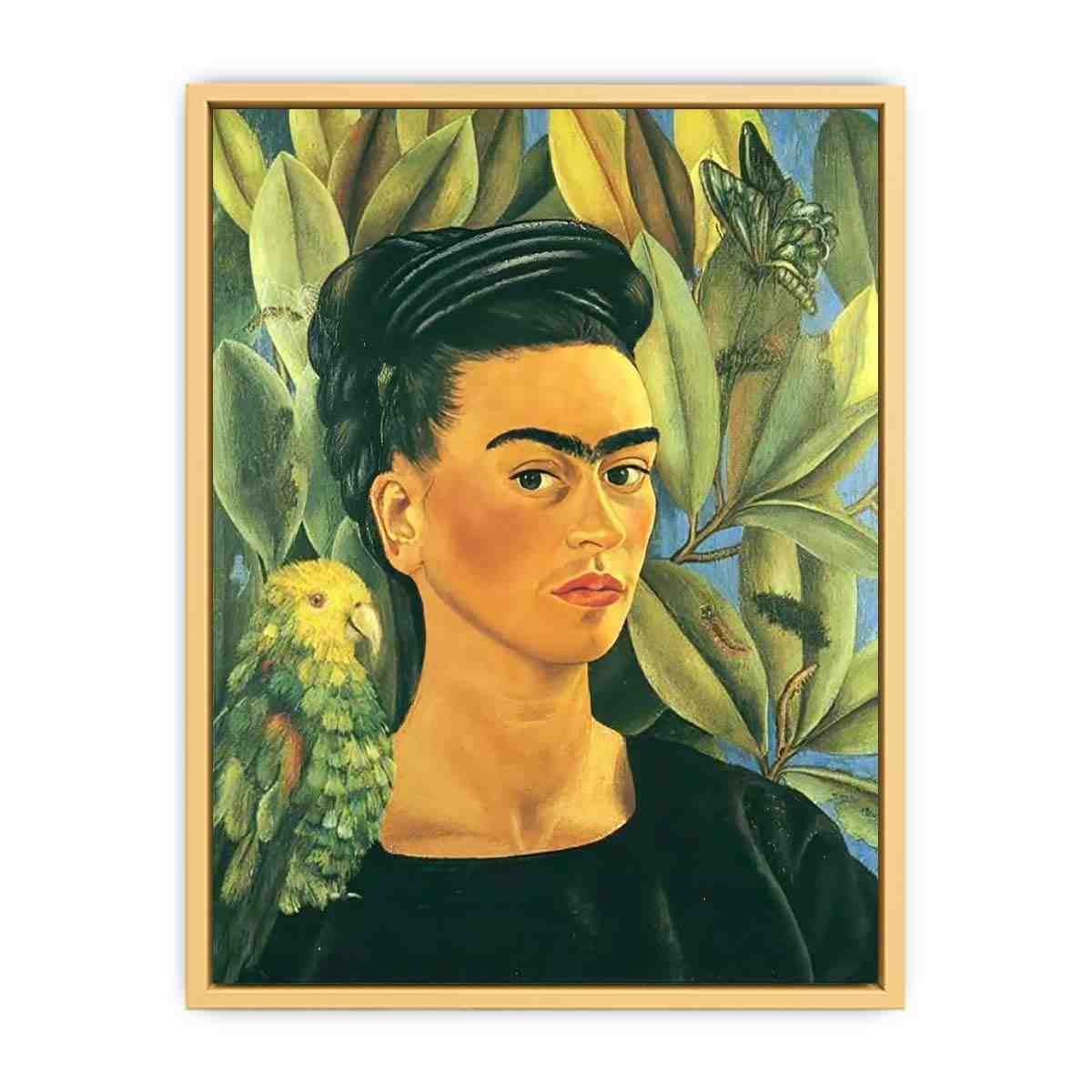 Self-Portrait with Bonito - Frida Kahlo