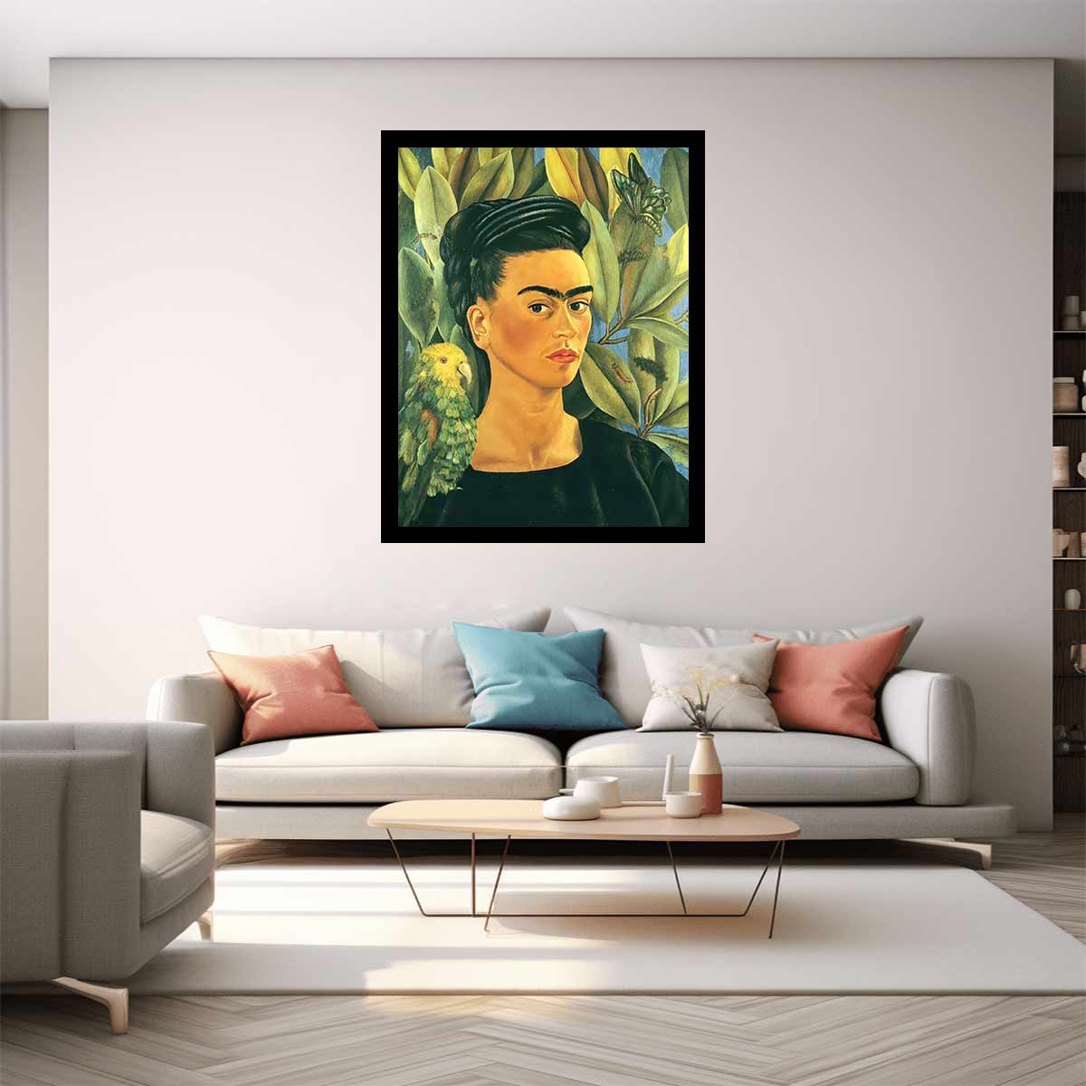 Self-Portrait with Bonito - Frida Kahlo