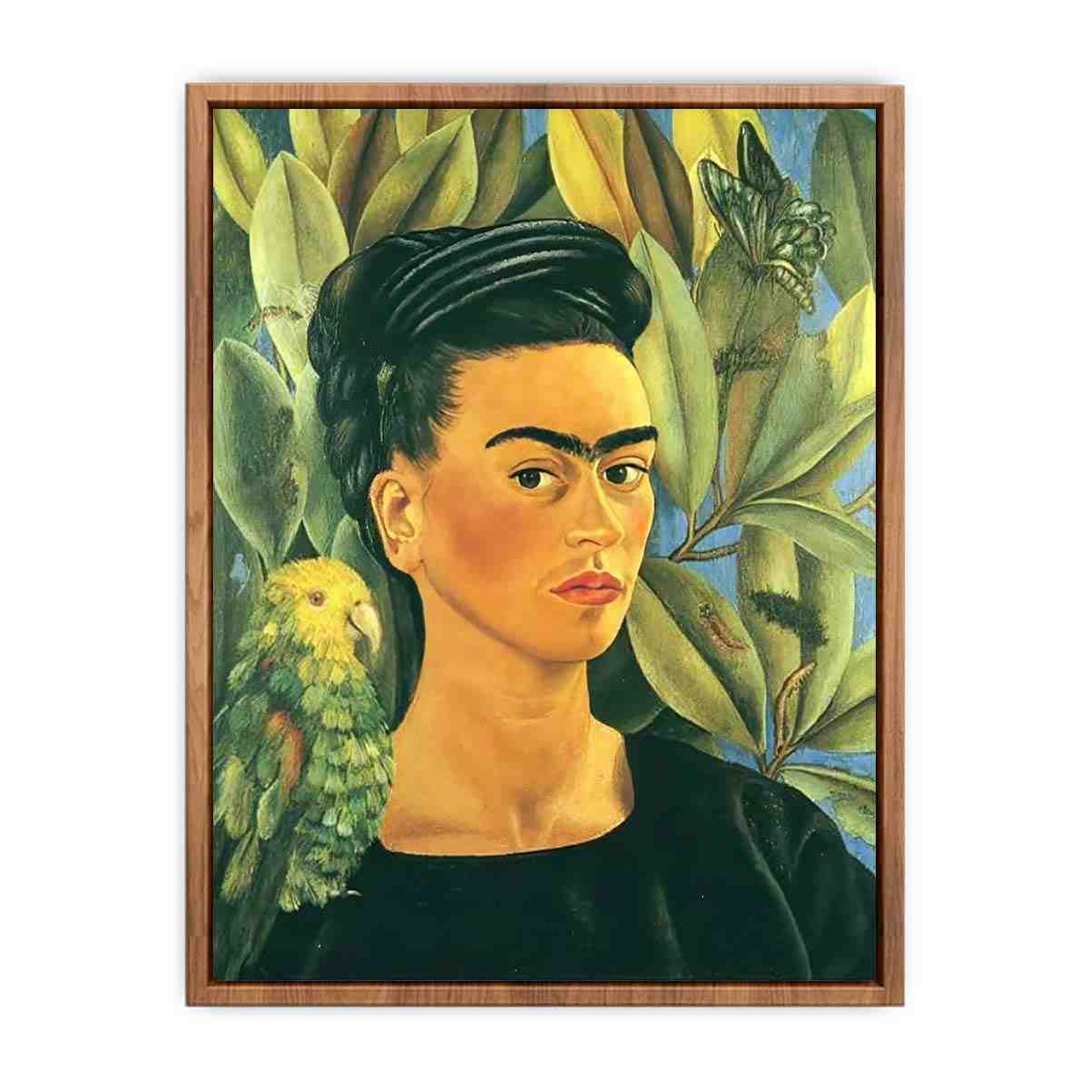 Self-Portrait with Bonito - Frida Kahlo
