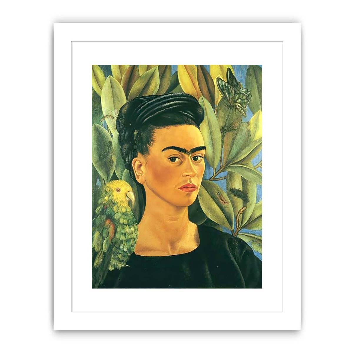 Self-Portrait with Bonito - Frida Kahlo