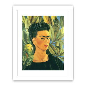 Self-Portrait with Bonito - Frida Kahlo