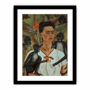 Self-Portrait monkeys - Frida Kahlo