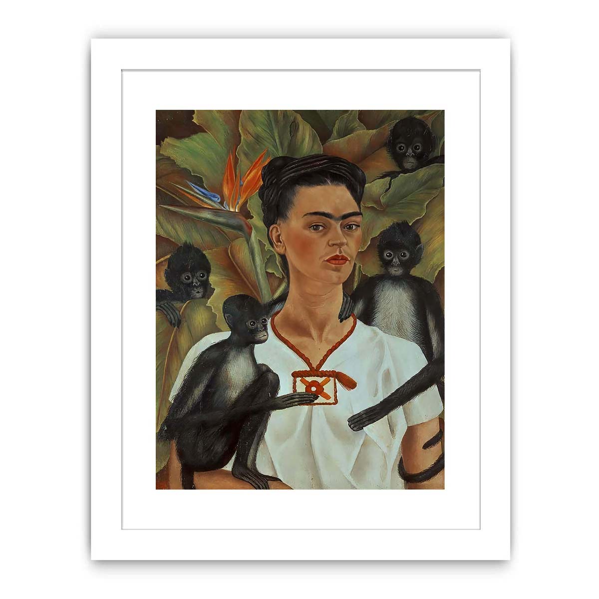 Self-Portrait monkeys - Frida Kahlo