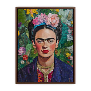 Frida Kahlo Floral Portrait
