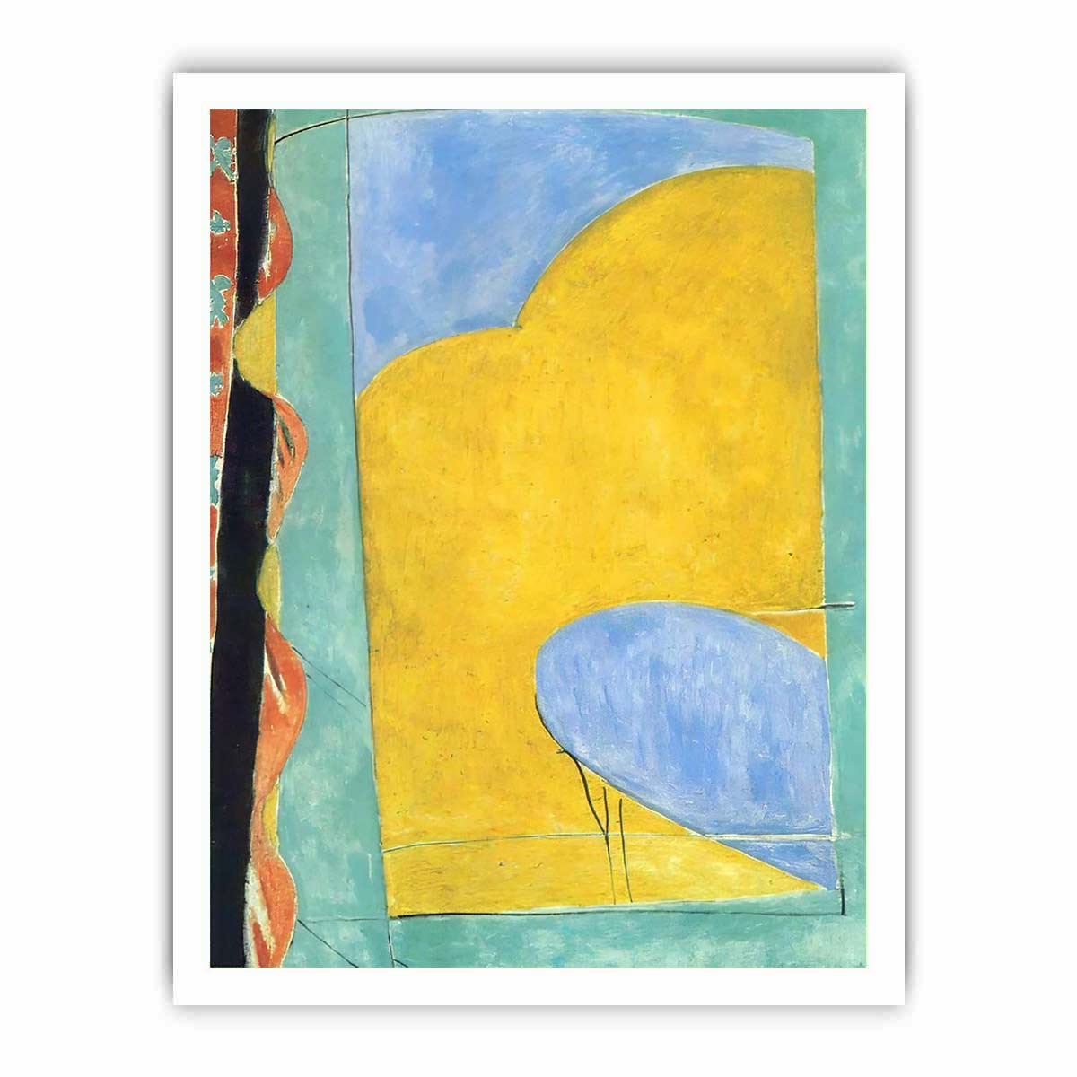 yellow Curtain