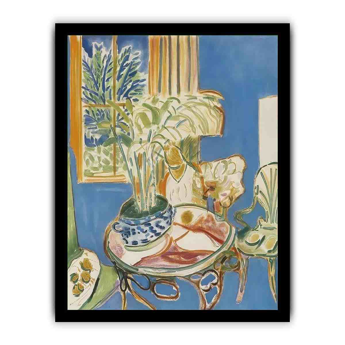 Blue Interior by Henri Matisse