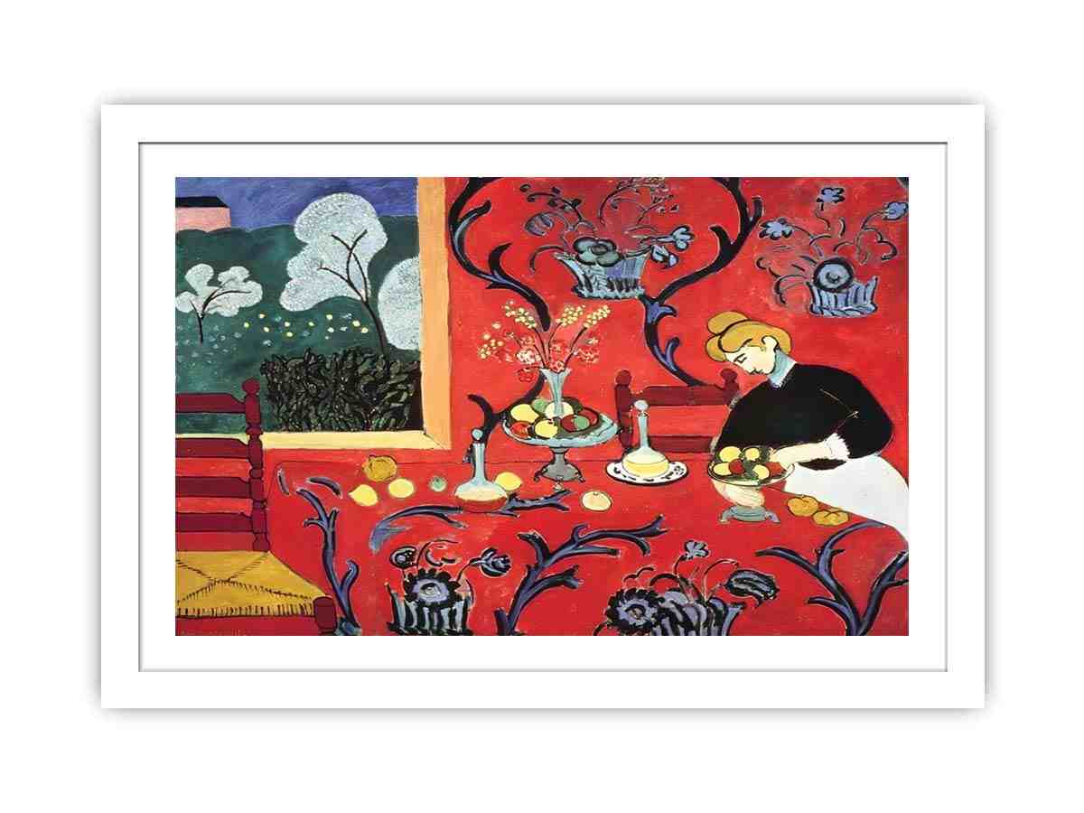 The Dessert: Harmony in Red  by Henri Matisse