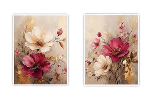 Flower Painting Set of 2
