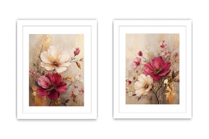 Flower Painting Set of 2