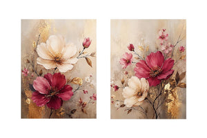 Flower Painting Set of 2