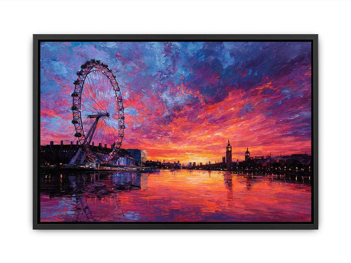 London Eye Sunset