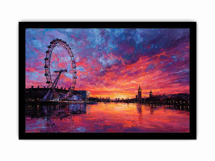 London Eye Sunset