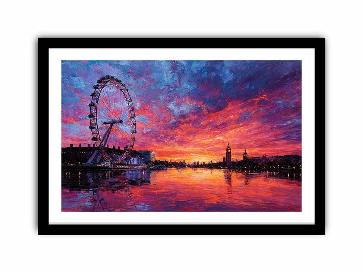 London Eye Sunset
