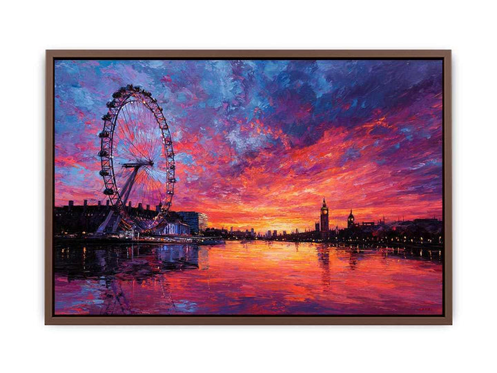 London Eye Sunset