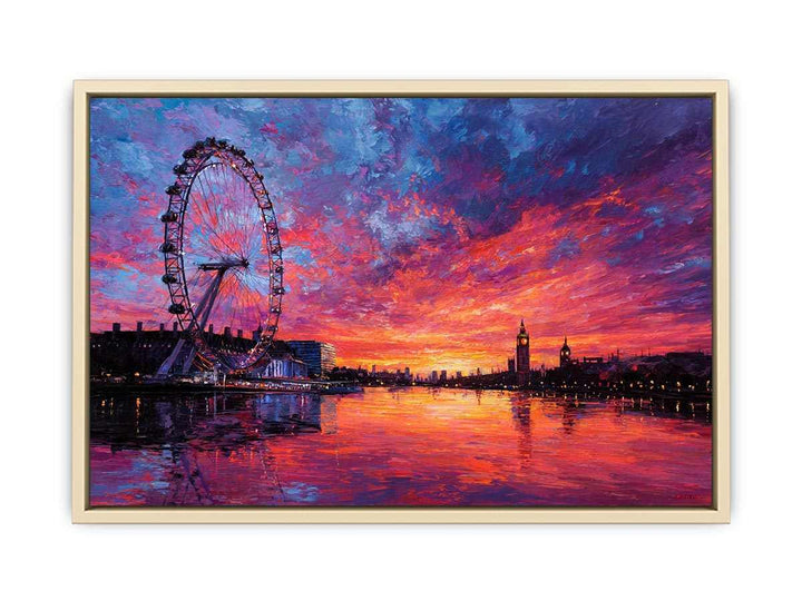 London Eye Sunset