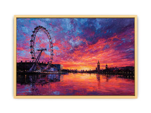 London Eye Sunset
